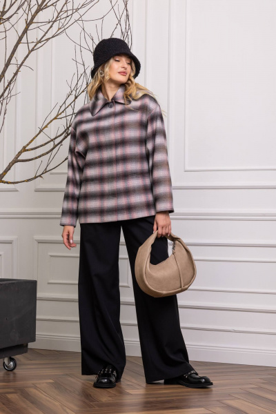 Куртка КАЛИНКА ВД-4194-О24 серо-розовый - фото 2