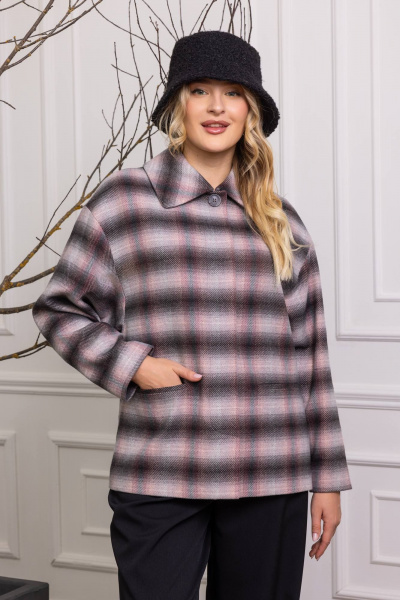 Куртка КАЛИНКА ВД-4194-О24 серо-розовый - фото 1