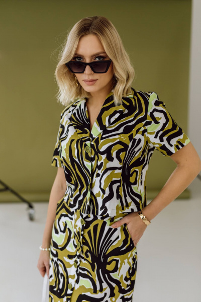 Жакет КАЛИНКА ВЛ-3666-Л24 мультиколор - фото 7