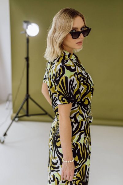 Жакет КАЛИНКА ВЛ-3666-Л24 мультиколор - фото 6