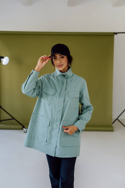 Плащ КАЛИНКА ВП-3215-В24 мятно-коричневый - фото 1