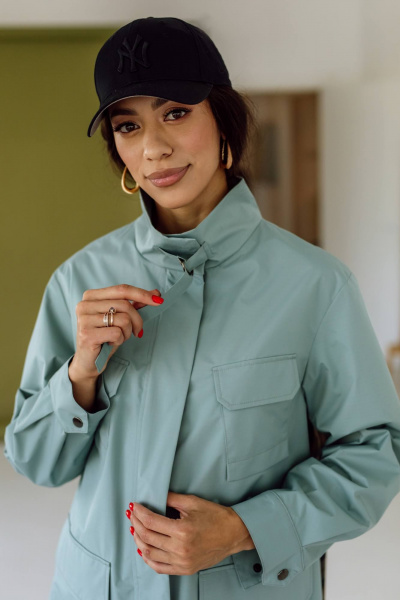 Плащ КАЛИНКА ВП-3215-В24 мятно-коричневый - фото 2