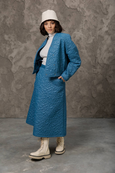 Юбка КАЛИНКА ВС-3617-О23 бирюзовый - фото 5