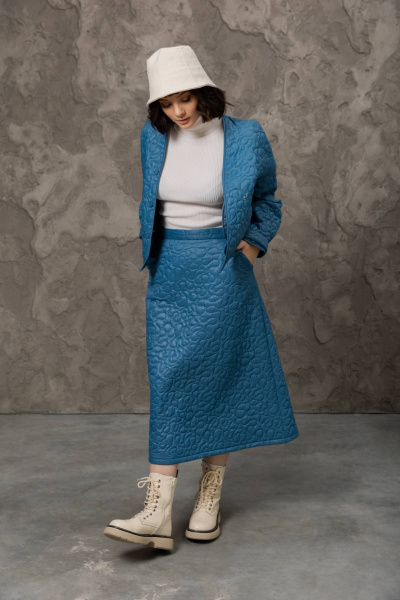 Куртка КАЛИНКА ВС-3621-О23 бирюзовый - фото 5