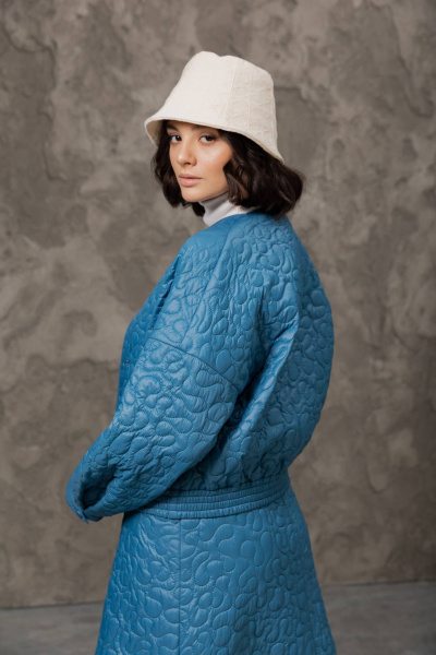 Куртка КАЛИНКА ВС-3621-О23 бирюзовый - фото 2