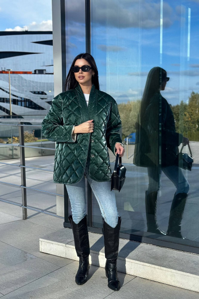 Куртка КАЛИНКА ВС-3691-О23 зеленый - фото 6