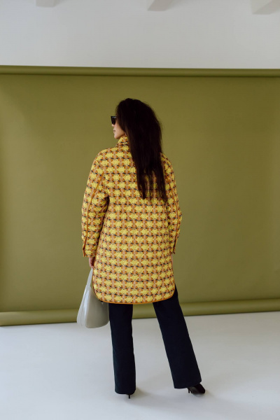 Полупальто КАЛИНКА ВС-3915-В24 мультиколор - фото 7