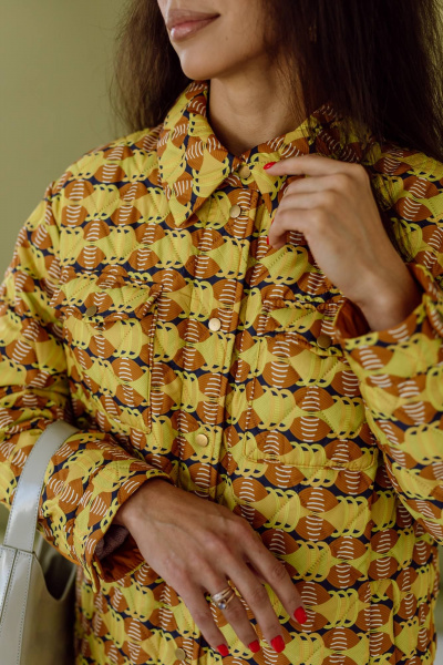 Полупальто КАЛИНКА ВС-3915-В24 мультиколор - фото 6