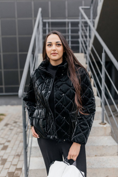 Куртка КАЛИНКА ВС-4072-О23 черный - фото 8
