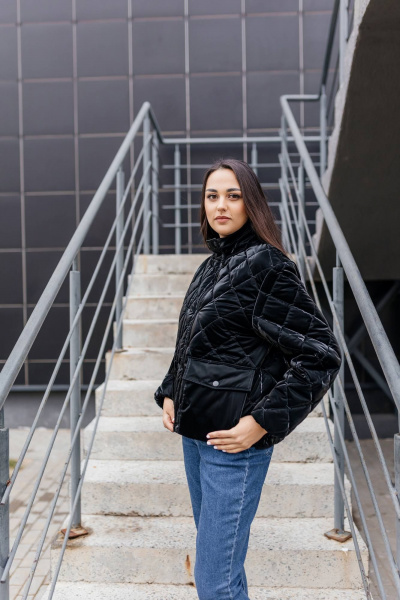Куртка КАЛИНКА ВС-4072-О23 черный - фото 7
