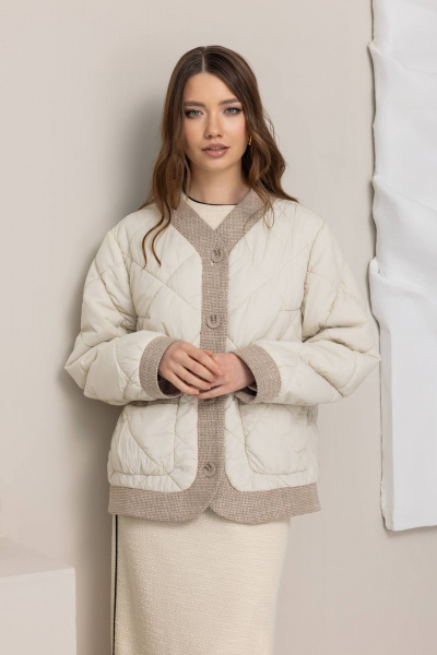 Куртка КАЛИНКА ВС-4511-В25 молочный - фото 2