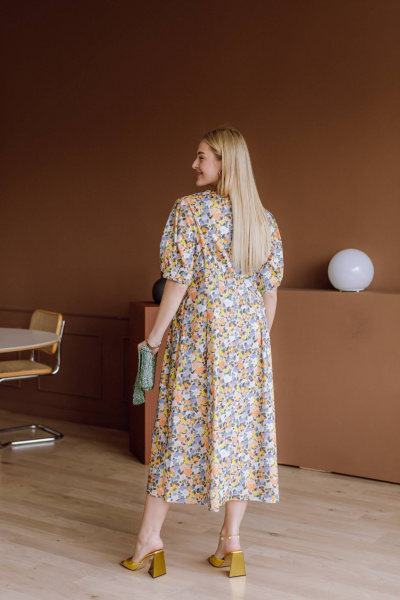 Платье КАЛИНКА ВХ-3957-Л24 мультиколор - фото 5