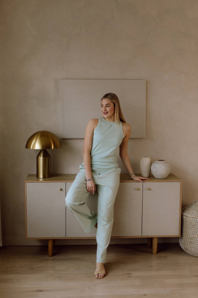 Брюки КАЛИНКА ВХ-4155-Л24 синий - фото 5