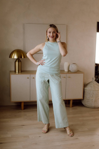 Брюки КАЛИНКА ВХ-4155-Л24 синий - фото 3