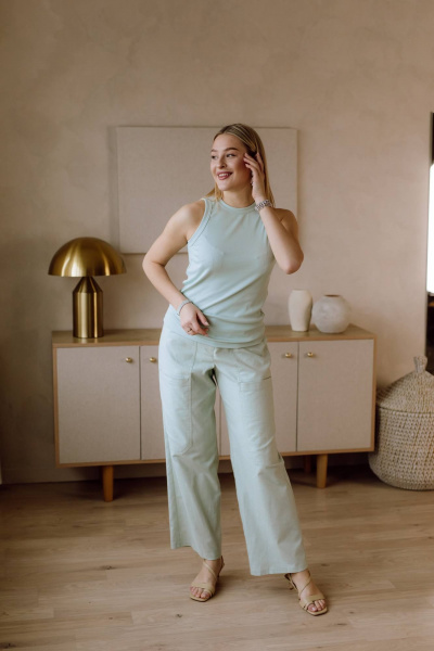 Брюки КАЛИНКА ВХ-4155-Л24 синий - фото 2