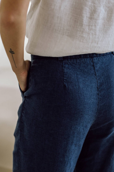 Брюки КАЛИНКА КЛ-7809А-Л24 джинсовый - фото 6