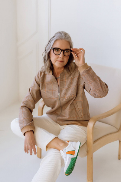 Брюки КАЛИНКА КП-7584-В22 молочный - фото 6