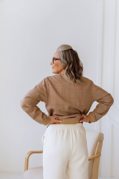 Брюки КАЛИНКА КП-7584-В22 молочный - фото 2