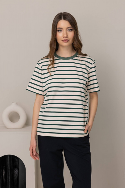 Джемпер КАЛИНКА КТ-8377-В25 зеленый - фото 2