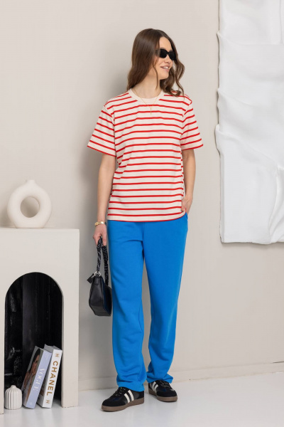 Джемпер КАЛИНКА КТ-8377-В25 красный - фото 2