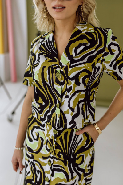 Юбка КАЛИНКА ВЛ-3715-Л24 мультиколор - фото 3