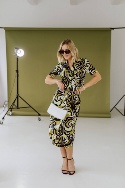 Юбка КАЛИНКА ВЛ-3715-Л24 мультиколор - фото 2