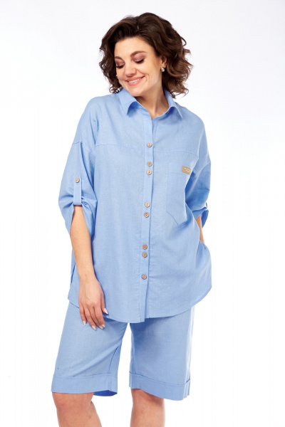 Рубашка, шорты Диомант 2053 голубой - фото 7