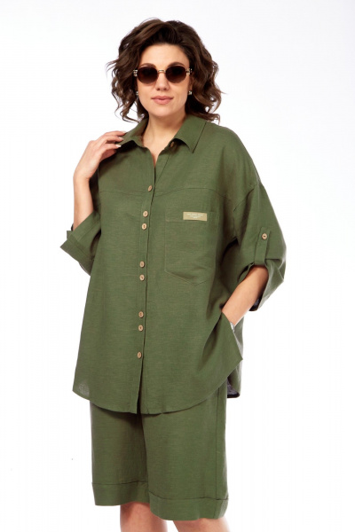 Рубашка, шорты Диомант 2053 хаки - фото 5