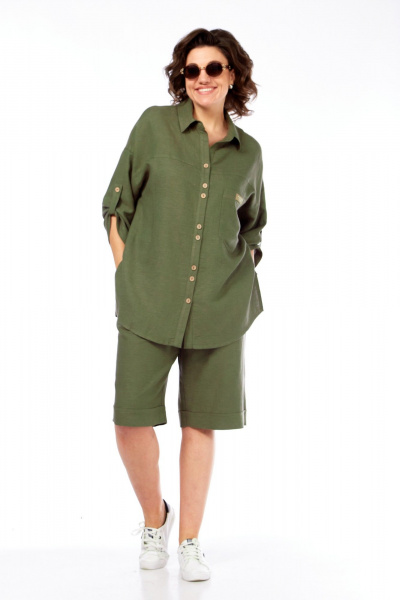Рубашка, шорты Диомант 2053 хаки - фото 1