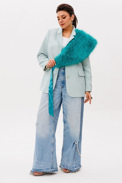 Жакет Anelli 1471.1 морозная_мята - фото 6