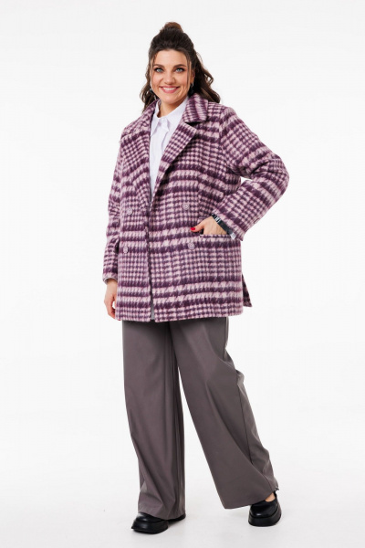 Жакет Anelli 1525 дымчатая_орхидея - фото 8