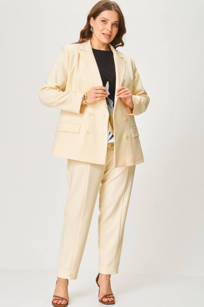 Брюки, жакет SOVA 11285 желтый - фото 1