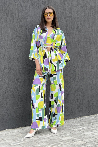 Блуза, брюки, топ Prestige 5130 мультиколор - фото 1