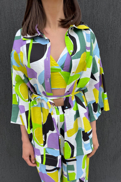 Блуза, брюки, топ Prestige 5130 мультиколор - фото 4