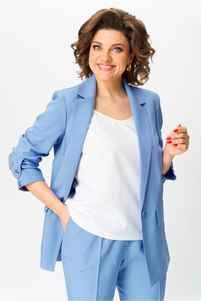 Брюки, жакет, топ Bonna Image 987/3 джинсовый - фото 10