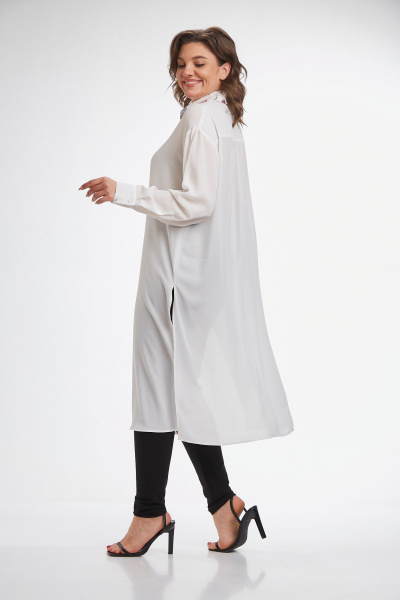 Рубашка Avenue 0315-4 молочный+дизайн - фото 3