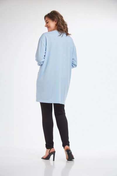 Кардиган Avenue 0336 голубой - фото 6