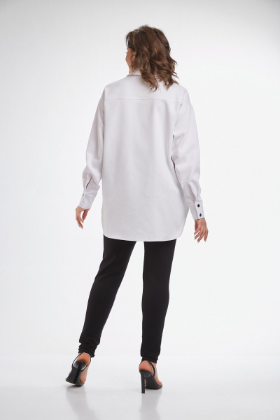 Рубашка Avenue 0321-1 белый - фото 9