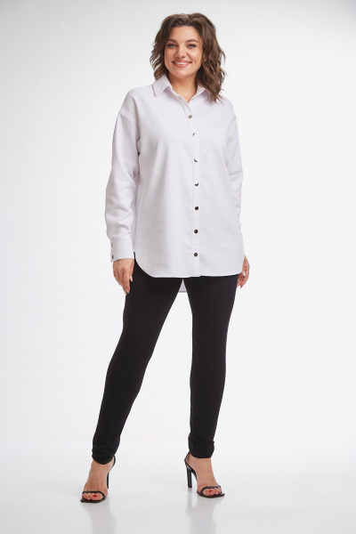 Рубашка Avenue 0321-1 белый - фото 7