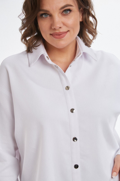 Рубашка Avenue 0321-1 белый - фото 6