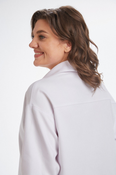 Рубашка Avenue 0321-1 белый - фото 5