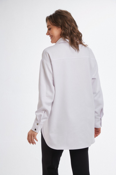 Рубашка Avenue 0321-1 белый - фото 4