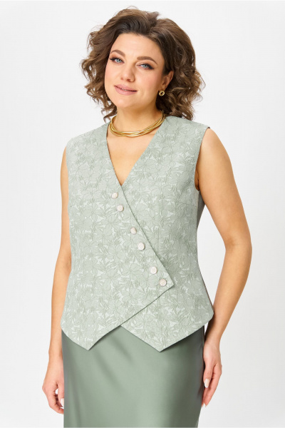 Жилет, юбка Bonna Image 961/3 зеленый - фото 7