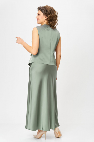 Жилет, юбка Bonna Image 961/3 зеленый - фото 6