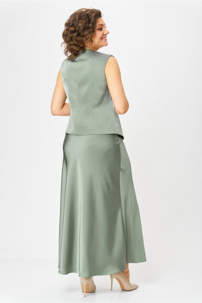 Жилет, юбка Bonna Image 961/3 зеленый - фото 5