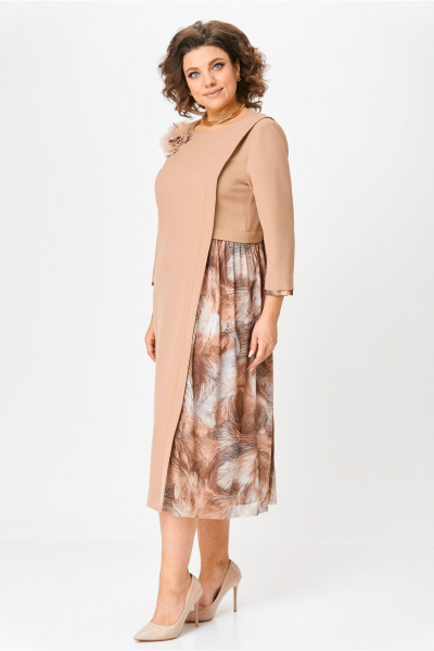 Платье Bonna Image 969/2бежевый - фото 9