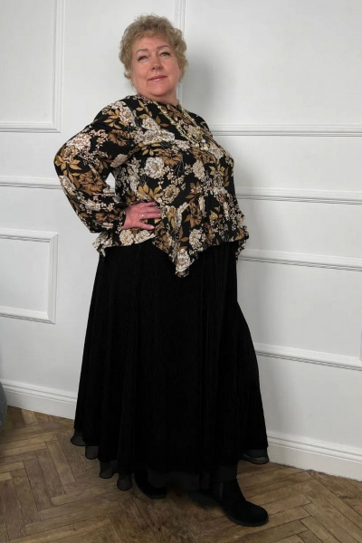 Юбка Tammi 3Т104-25/2 черный - фото 5