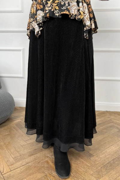 Юбка Tammi 3Т104-25/2 черный - фото 3