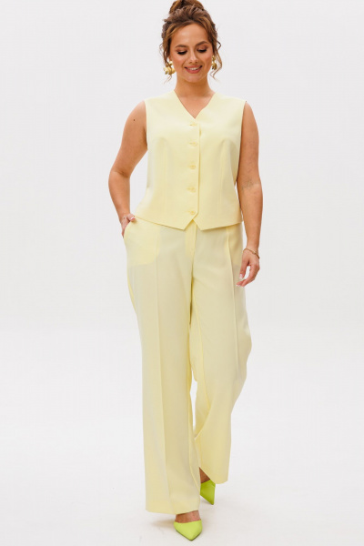 Брюки, жакет, жилет Mubliz 273 желтый - фото 4