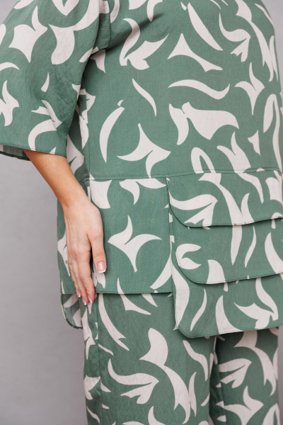 Блуза, брюки Mubliz 245 зеленый - фото 23